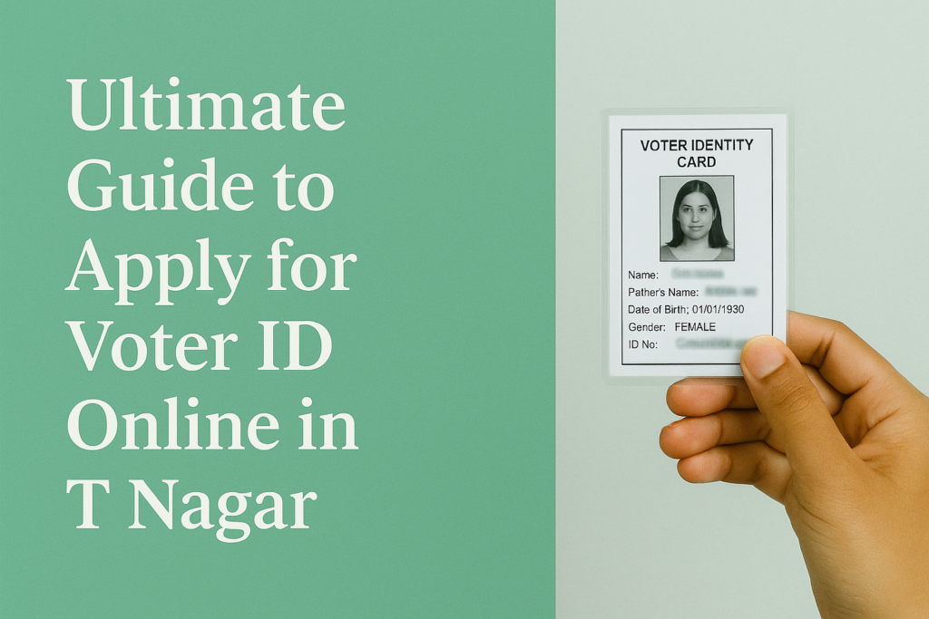 Voter ID Online in T Nagar